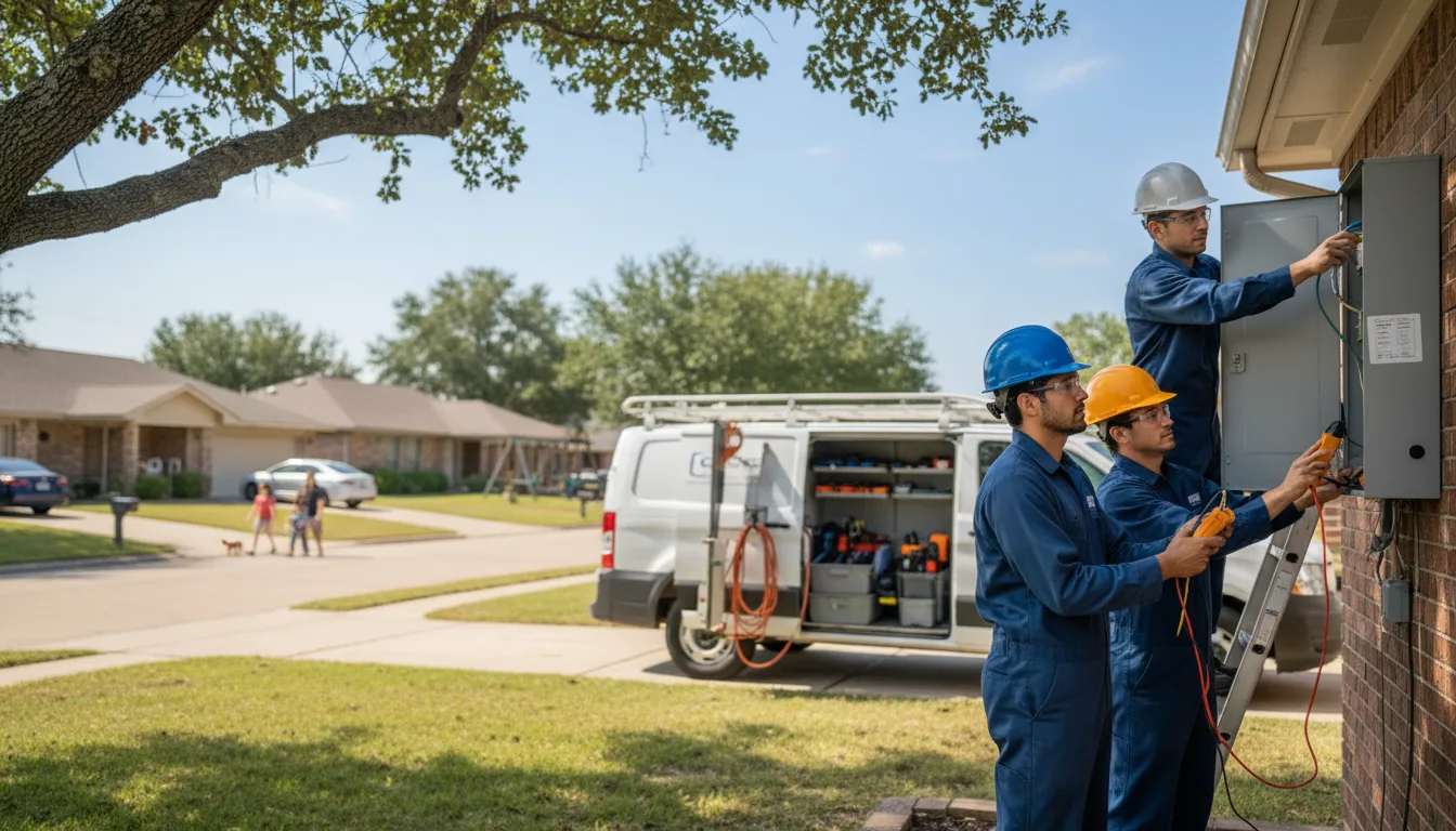 Certified electrician providing emergency electrical services in Coushatta, LA